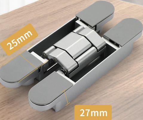 亜鉛合金 重用目に見えないヒンジ 120kg 負荷容量 18-22mm ドア