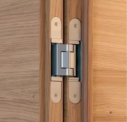 25mm 掘削距離 ブラシ 磨き スレート 黒 隠されたヒンジ / 隠されたクロスヒンジ 1.2mm